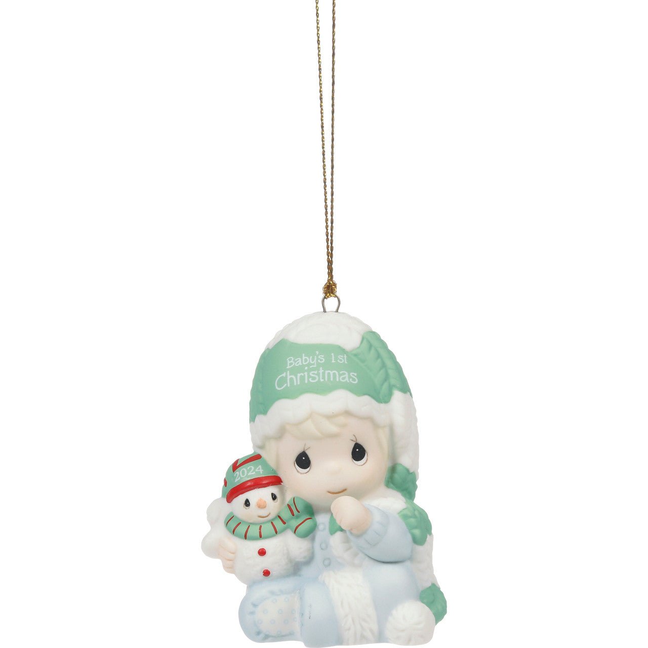 Baby’s First Christmas 2024 Dated Boy Ornament