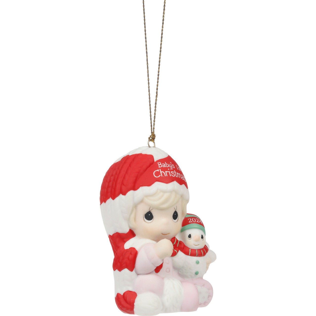 Baby’s First Christmas 2024 Dated Girl Ornament