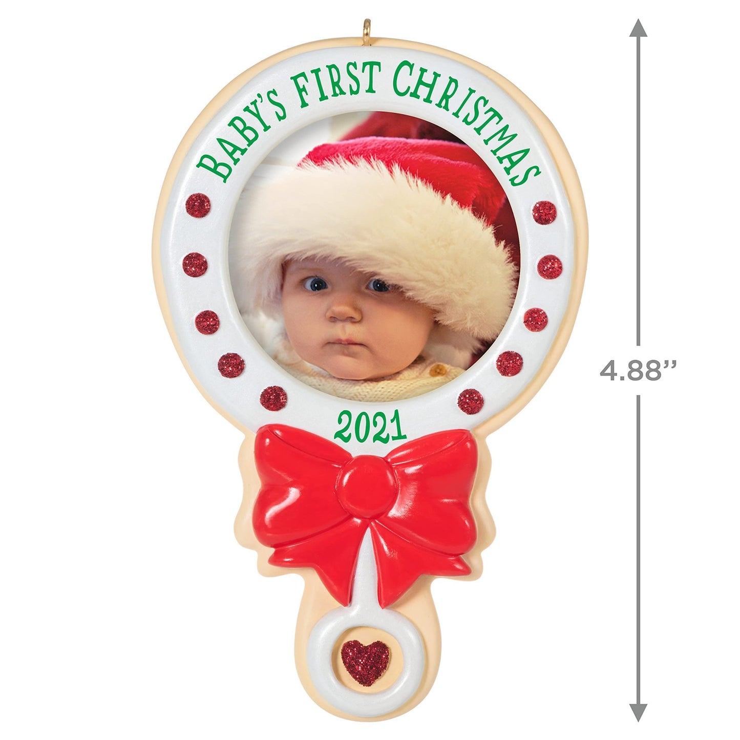 Baby's First Christmas Photo Frame, 2021 Keepsake Ornament