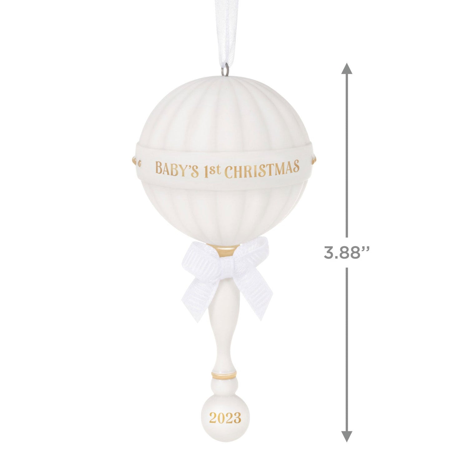 Baby's First Christmas Rattle, 2023 Keepsake Ornament