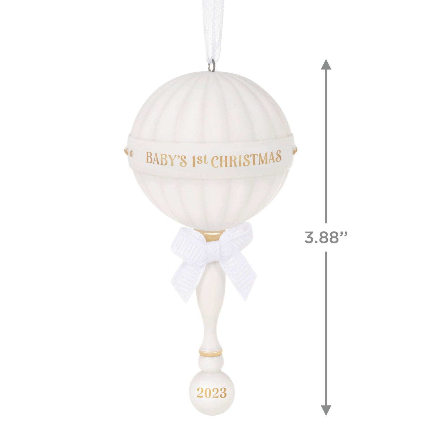 Baby's First Christmas Rattle, 2023 Keepsake Ornament