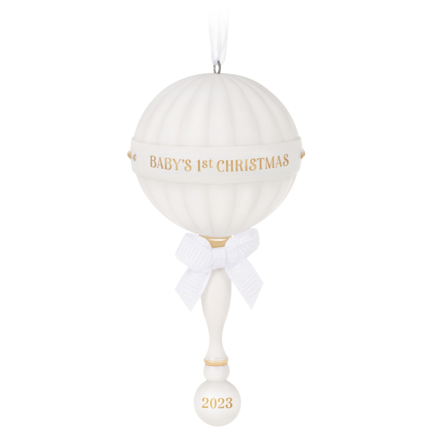 Baby's First Christmas Rattle, 2023 Keepsake Ornament