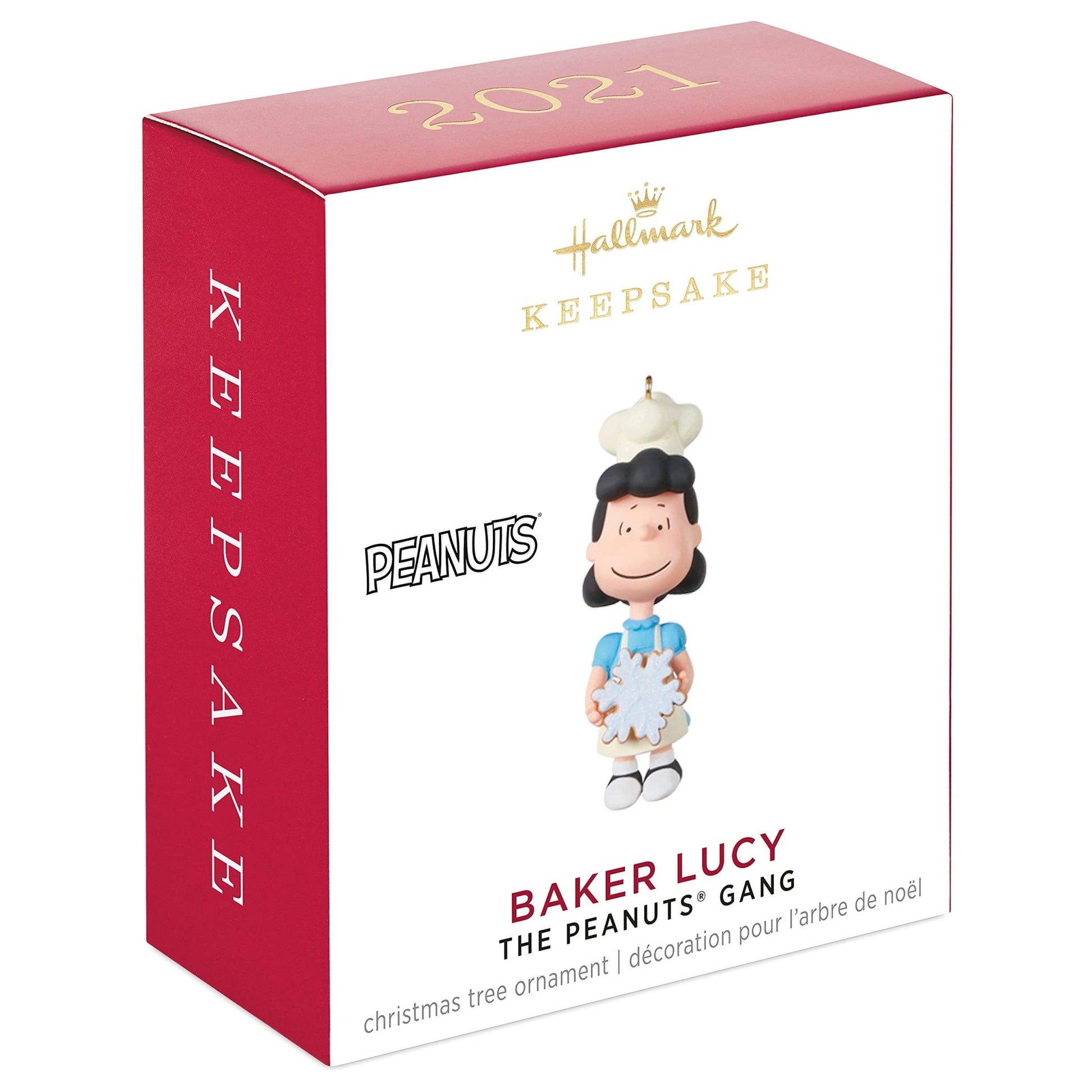 Baker Lucy, The Peanuts Gang, 2021 Miniature Keepsake Ornament, 0.98"