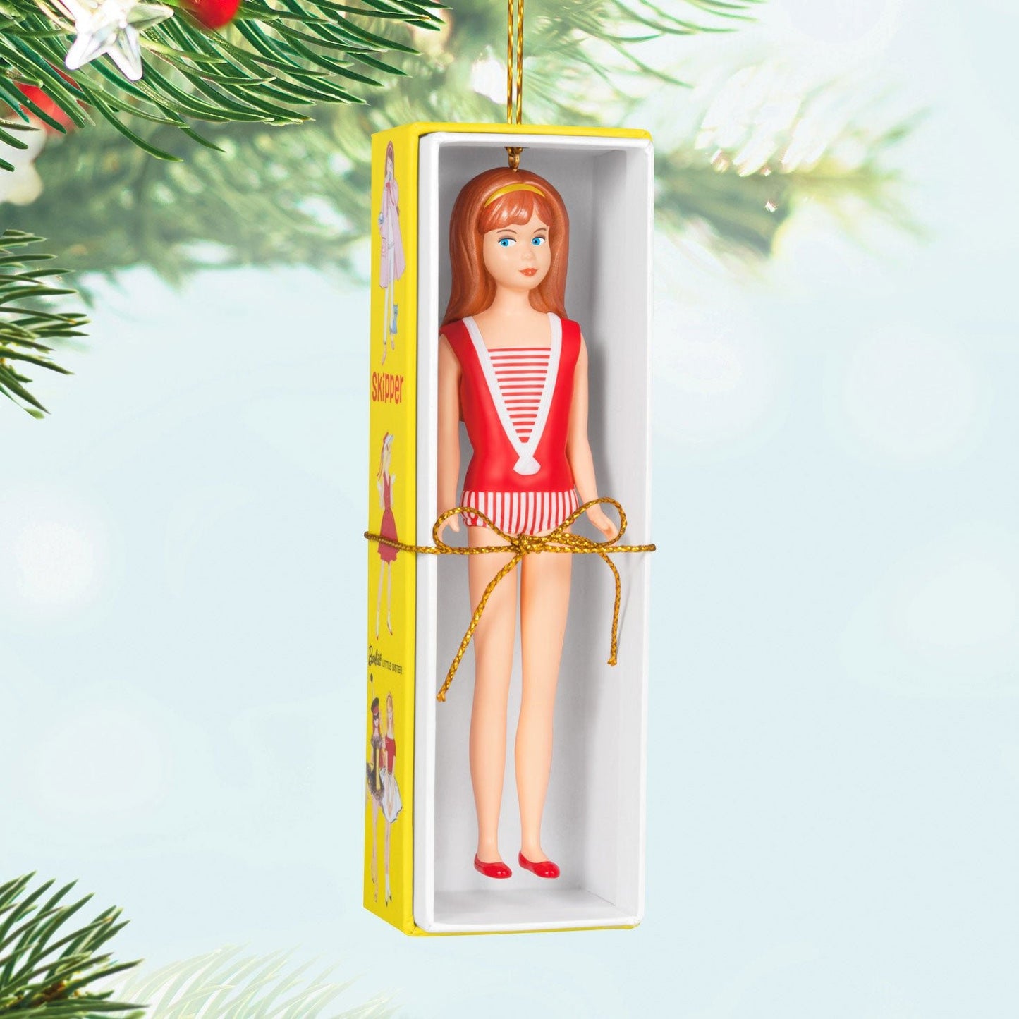 Barbie 60th Anniversary Barbie's Little Sister, Skipper 2024 Keepsake Ornament