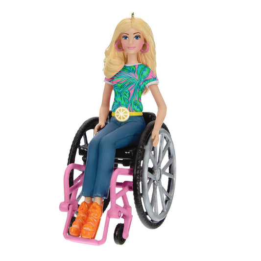 Barbie Fashionista With Wheelchair, 2023 Keepsake Ornament