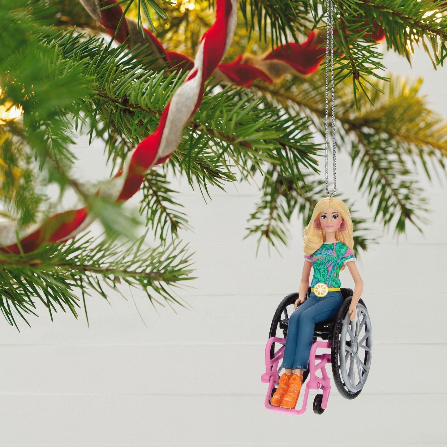 Barbie Fashionista With Wheelchair, 2023 Keepsake Ornament