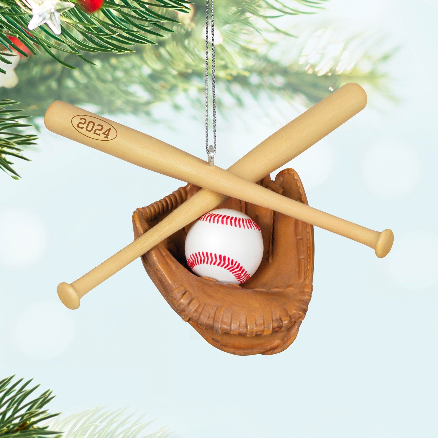 Baseball Star 2024 Keepsake Ornament