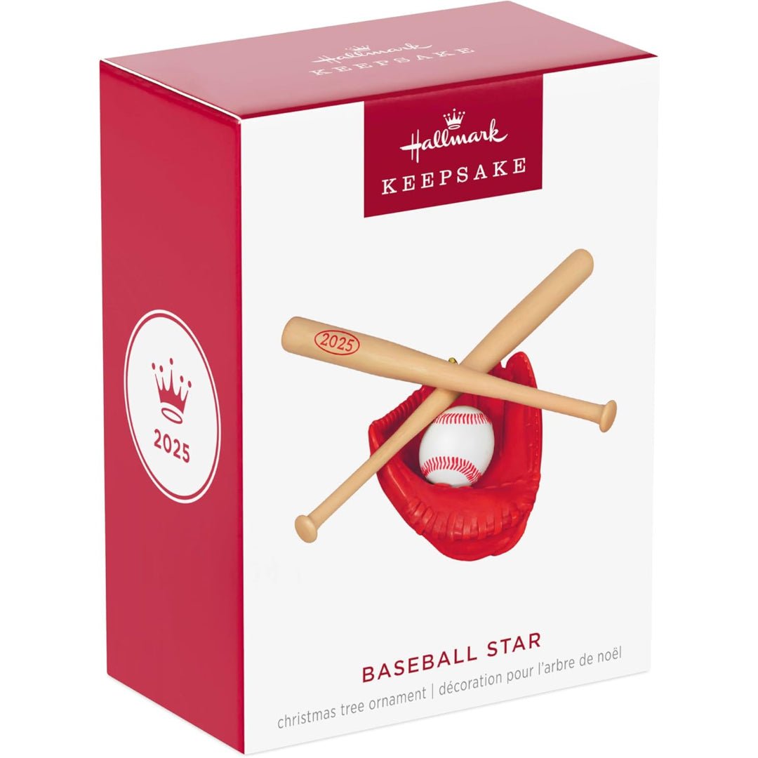 Baseball Star 2025 Keepsake Ornament