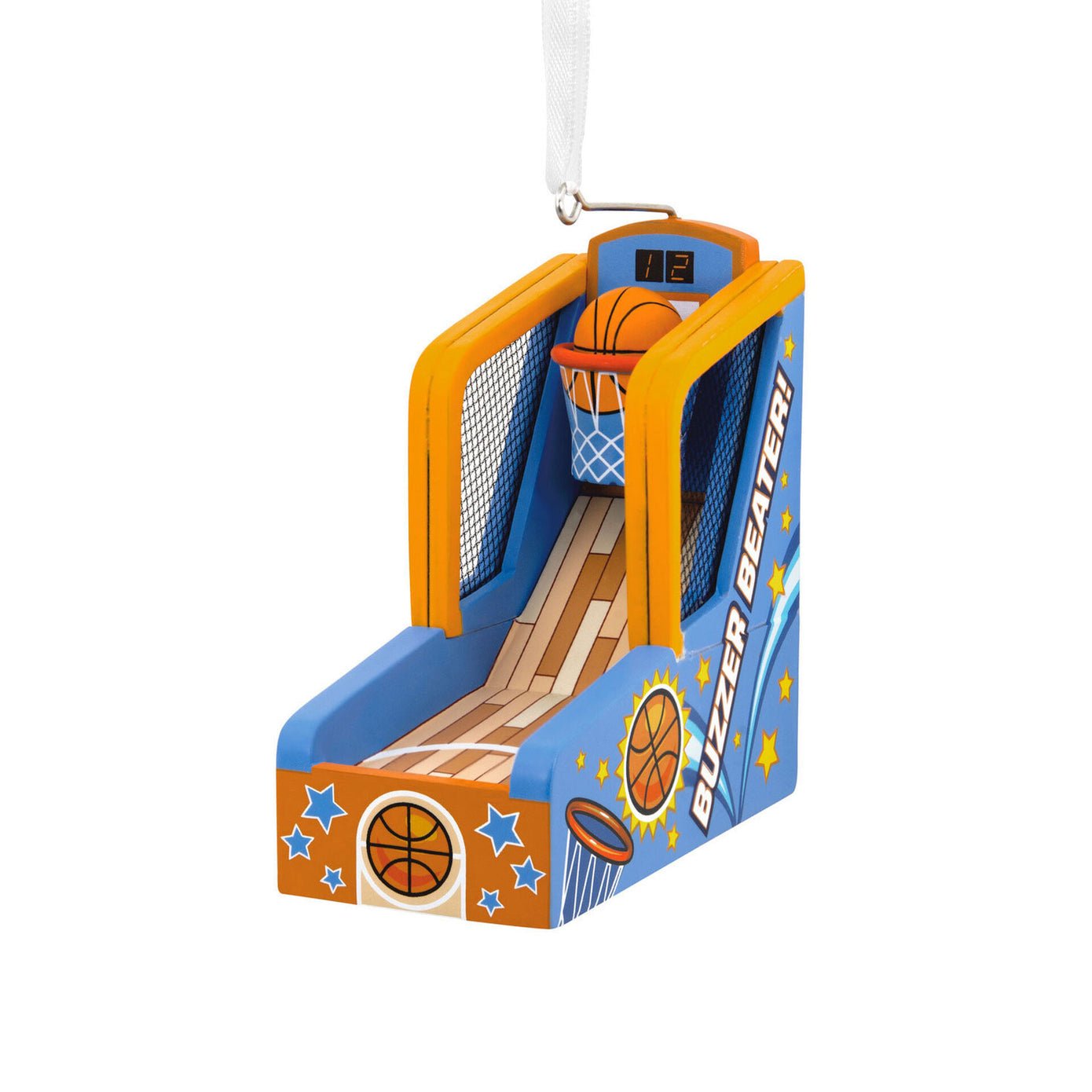 Basketball Hoop Arcade Game Tree Trimmer Ornament