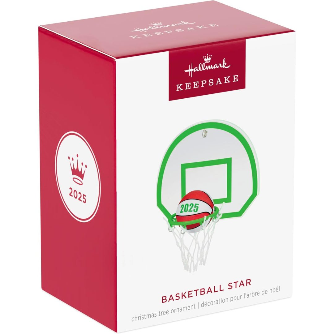 Basketball Star 2025 Keepsake Ornament