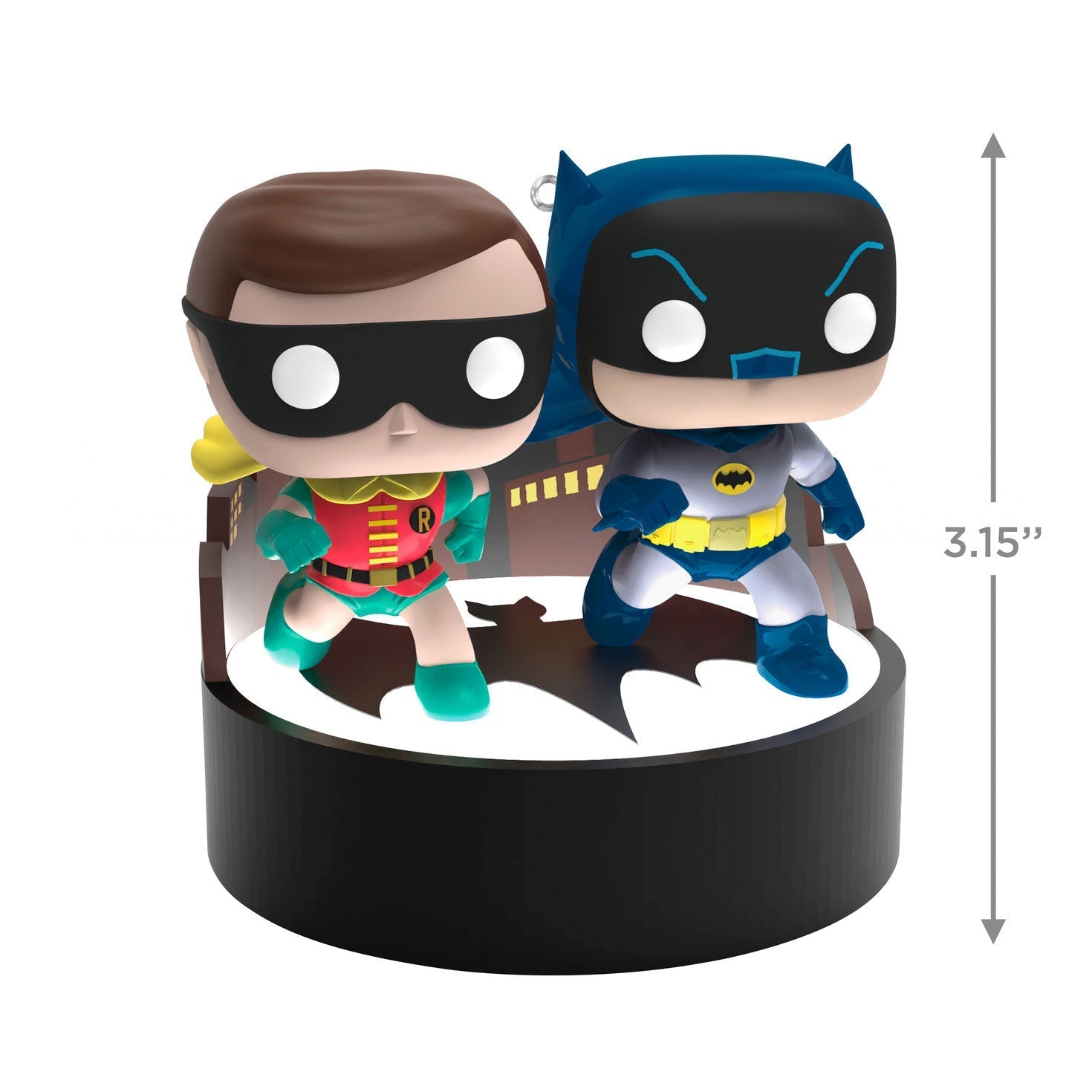 Batman The Classic TV Series Batman and Robin Funko POP!, 2023 Keepsake Ornament With Light and Sound