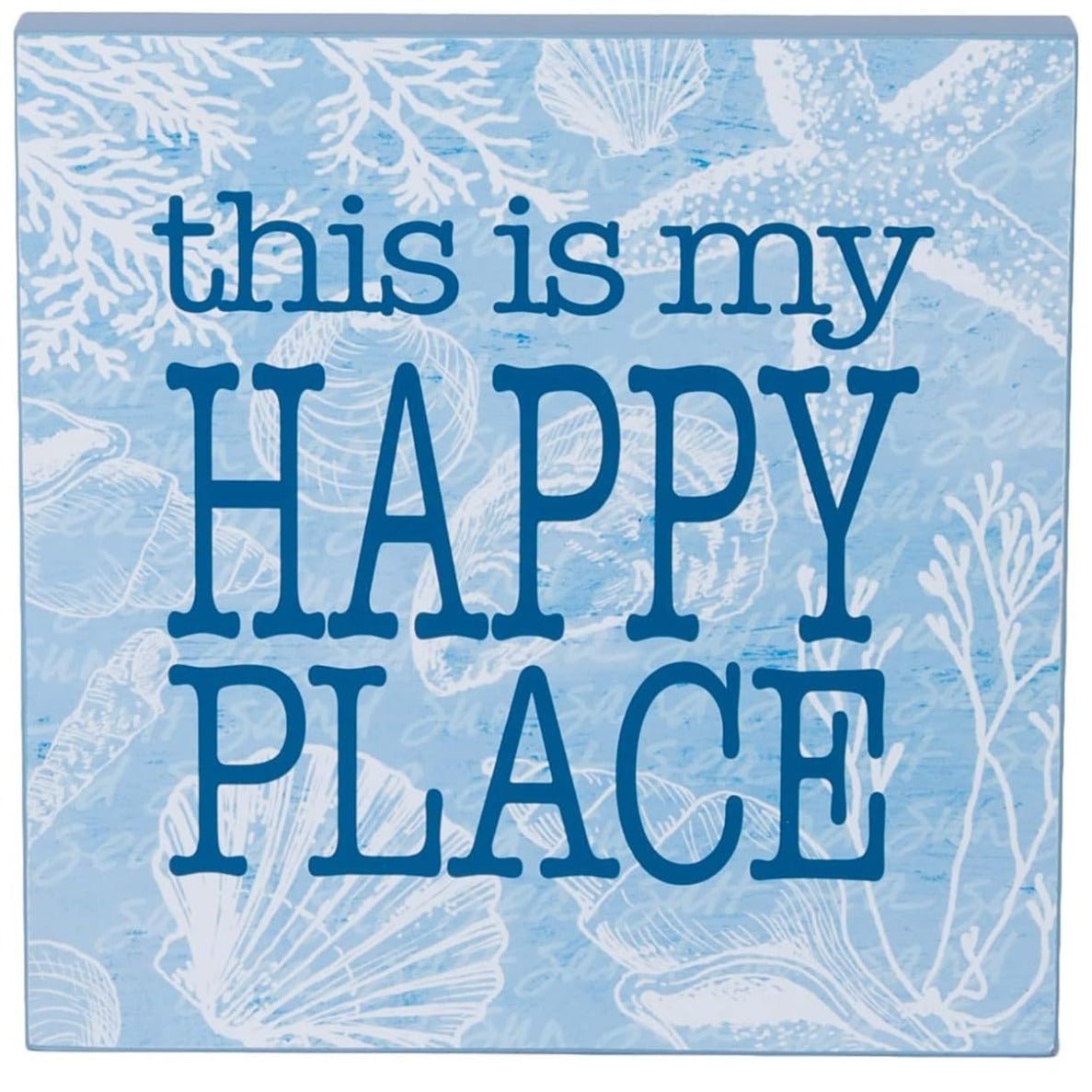 Beachcombers "This Is My Happy Place" Beach Plaque Sign Wall Hanging Decor
