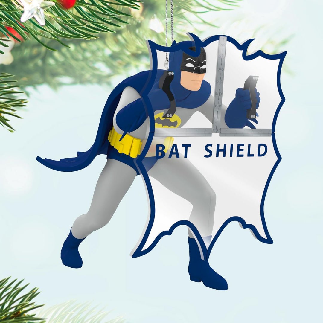 Behind the Bat - Shield Batman The Classic TV Series 2025 Keepsake Ornament