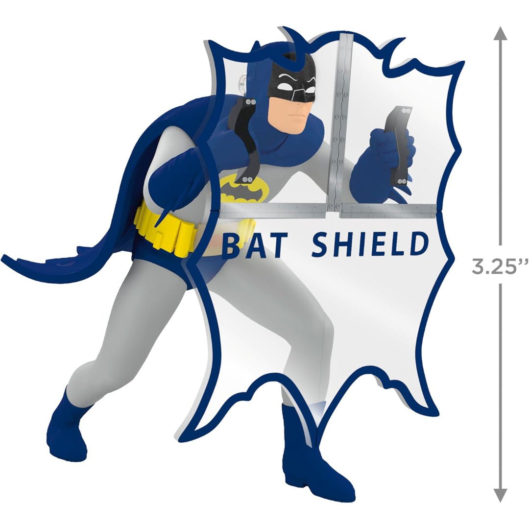 Behind the Bat - Shield Batman The Classic TV Series 2025 Keepsake Ornament