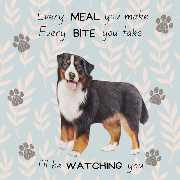 Bernese Mt Dog Oven Mitt Set
