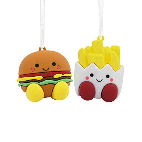 Better Together Burger and Fries Magnetic Ornaments, Set of 2