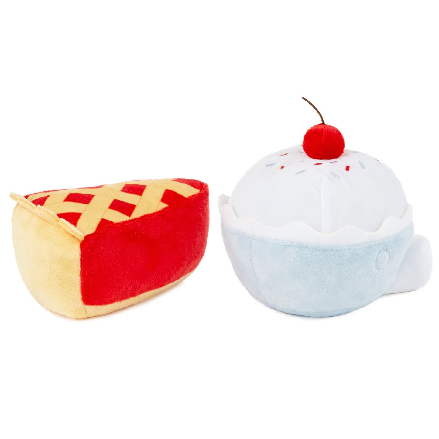 Better Together Cherry Pie and Ice Cream Magnetic Plush Pair, 5"