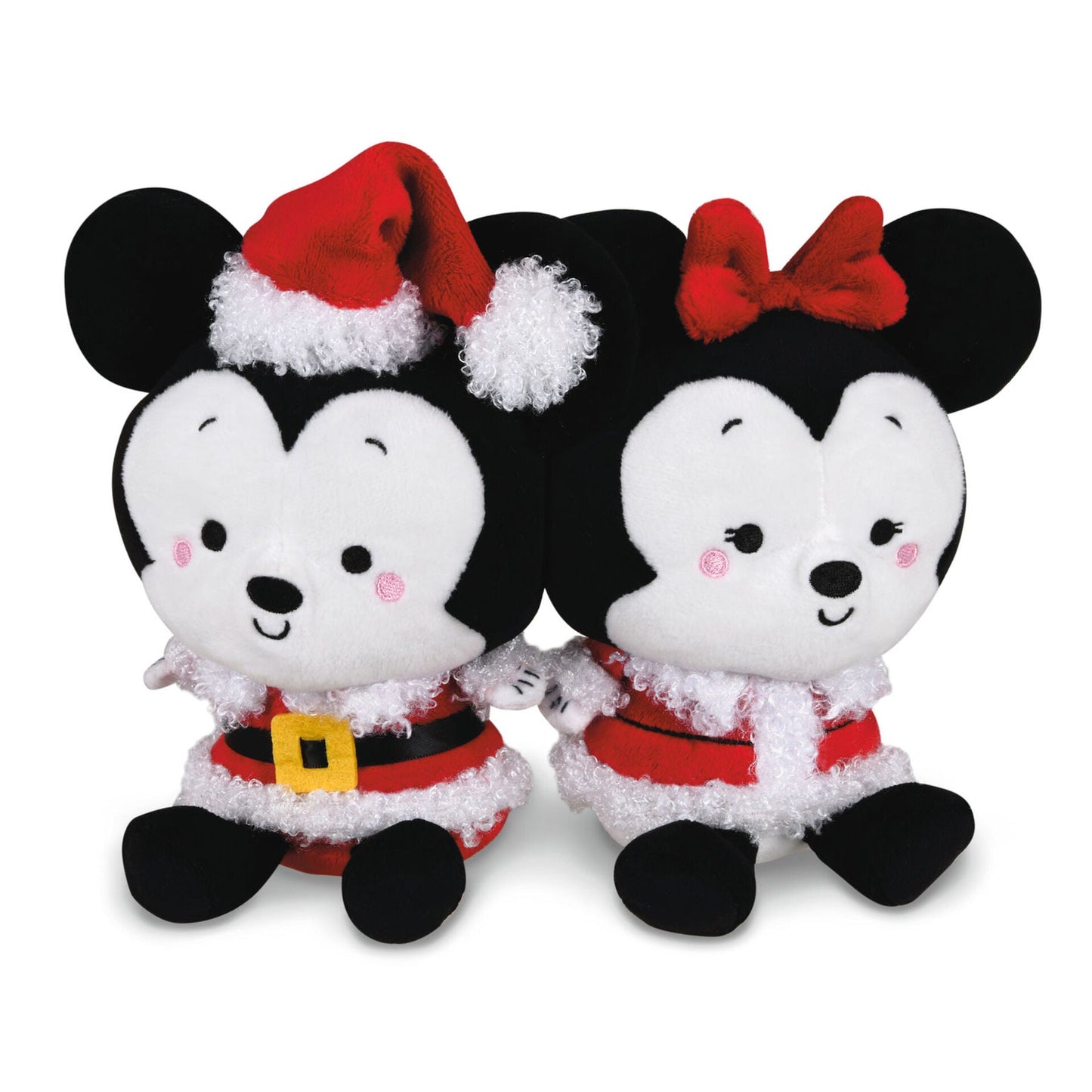 Better Together Disney Mickey and Minnie Holiday Magnetic Plush, Set of 2