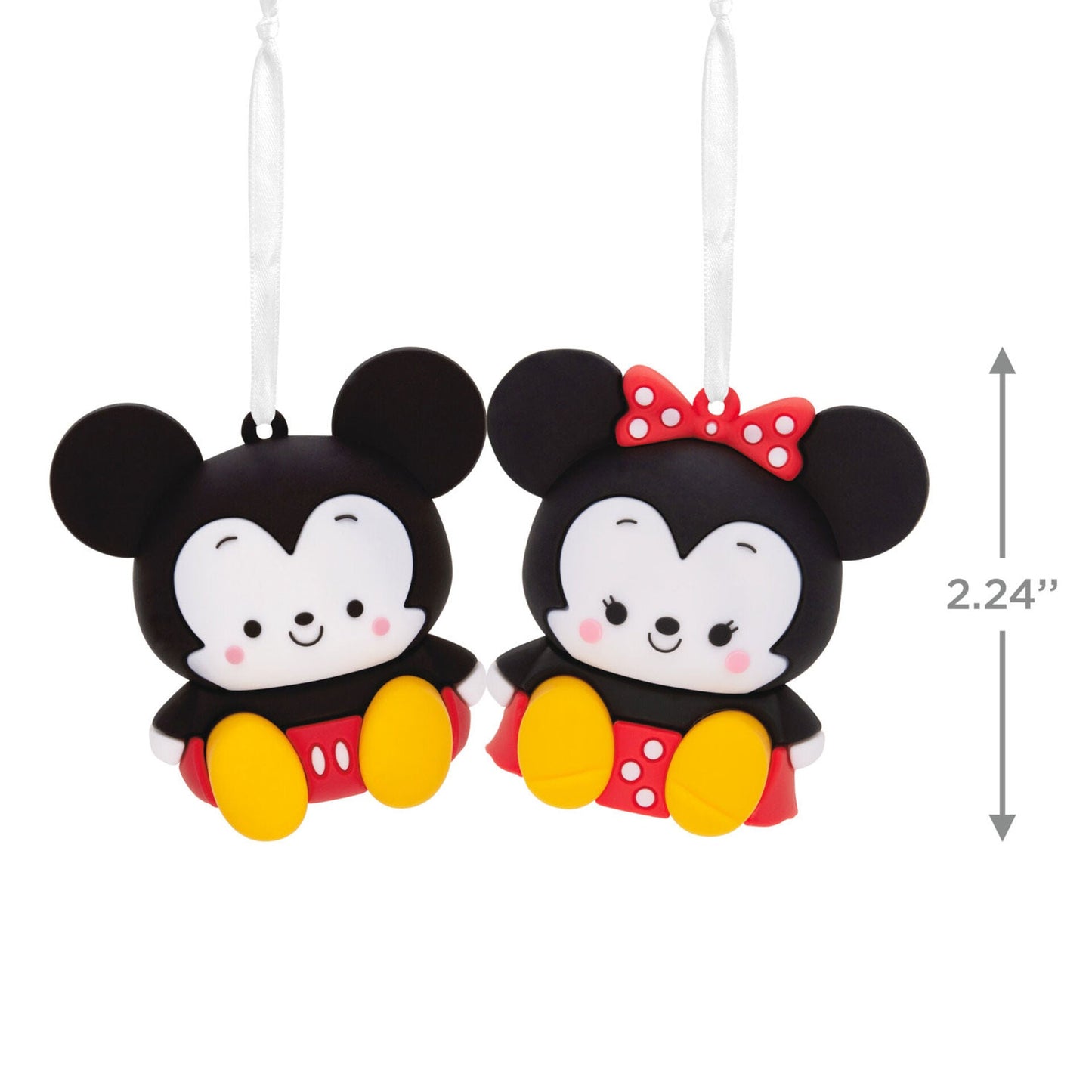 Better Together Disney Mickey and Minnie Magnetic Hallmark Ornaments, Set of 2