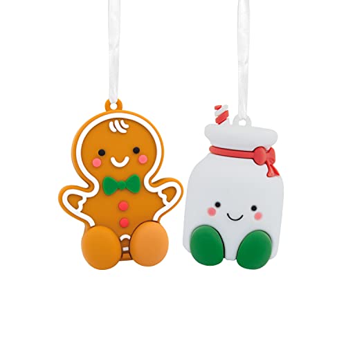 Better Together Gingerbread and Milk Magnetic Ornaments, Set of 2