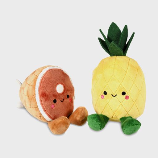 Better Together Ham and Pineapple Magnetic Plush