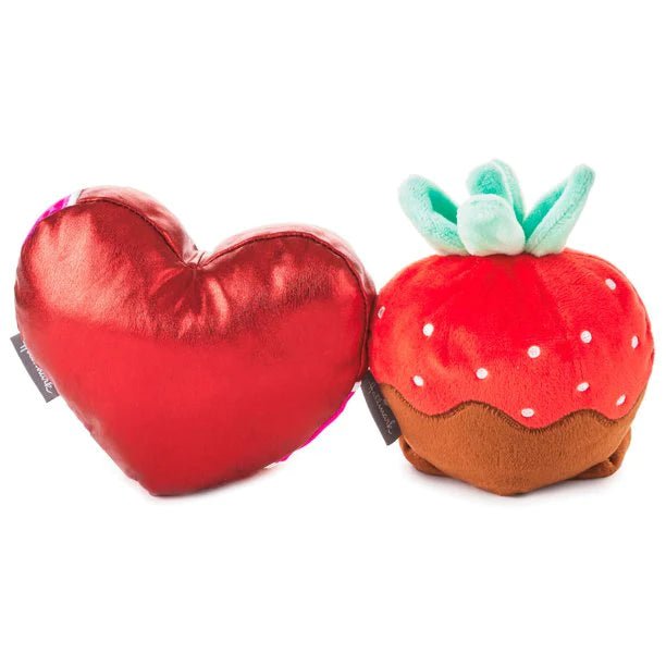 Better Together Strawberry and Chocolates Magnetic Plush, 5.25"