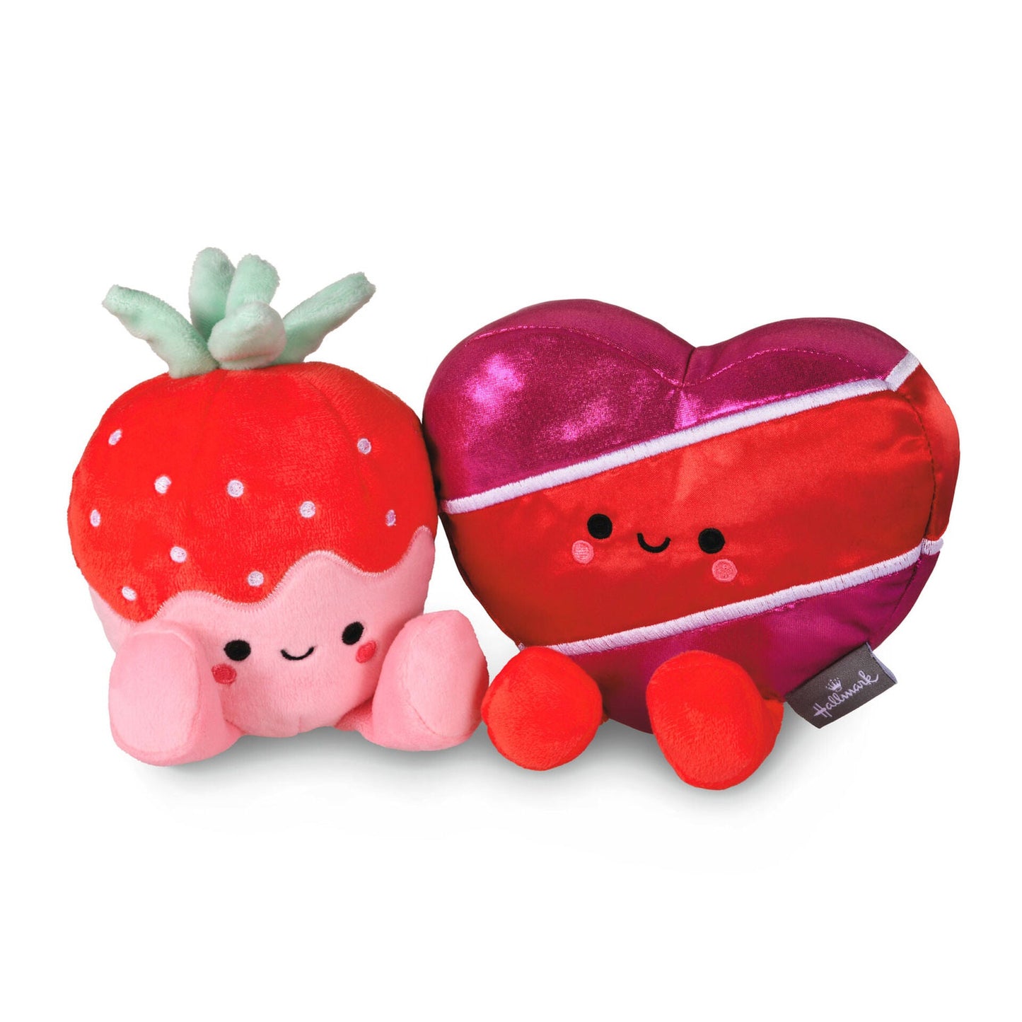 Better Together Strawberry and Chocolates Magnetic Plush, 5.25"