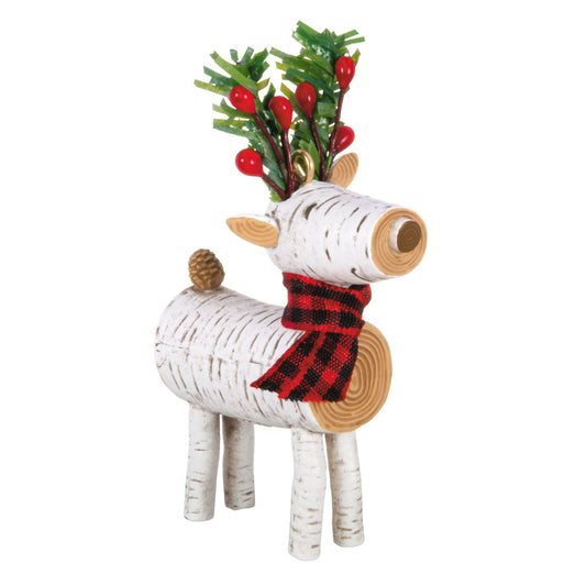 Birch Reindeer 2024 Keepsake Ornament