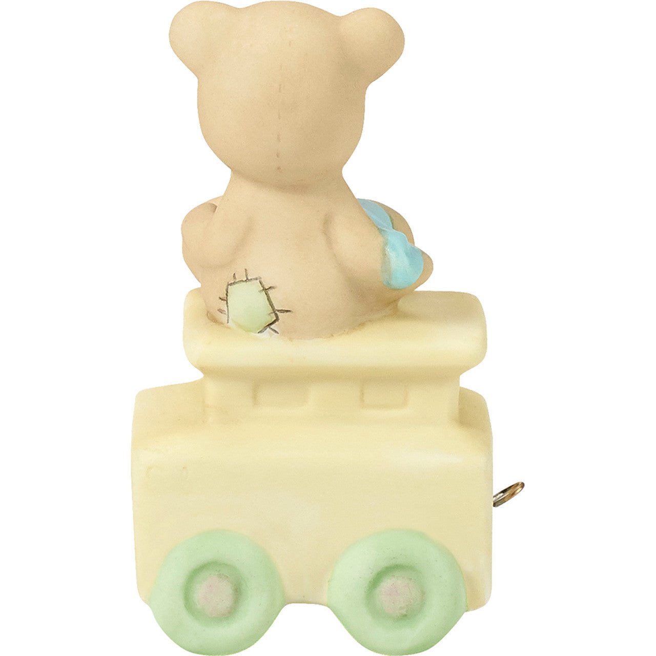 Birthday Train Baby Bear Figurine