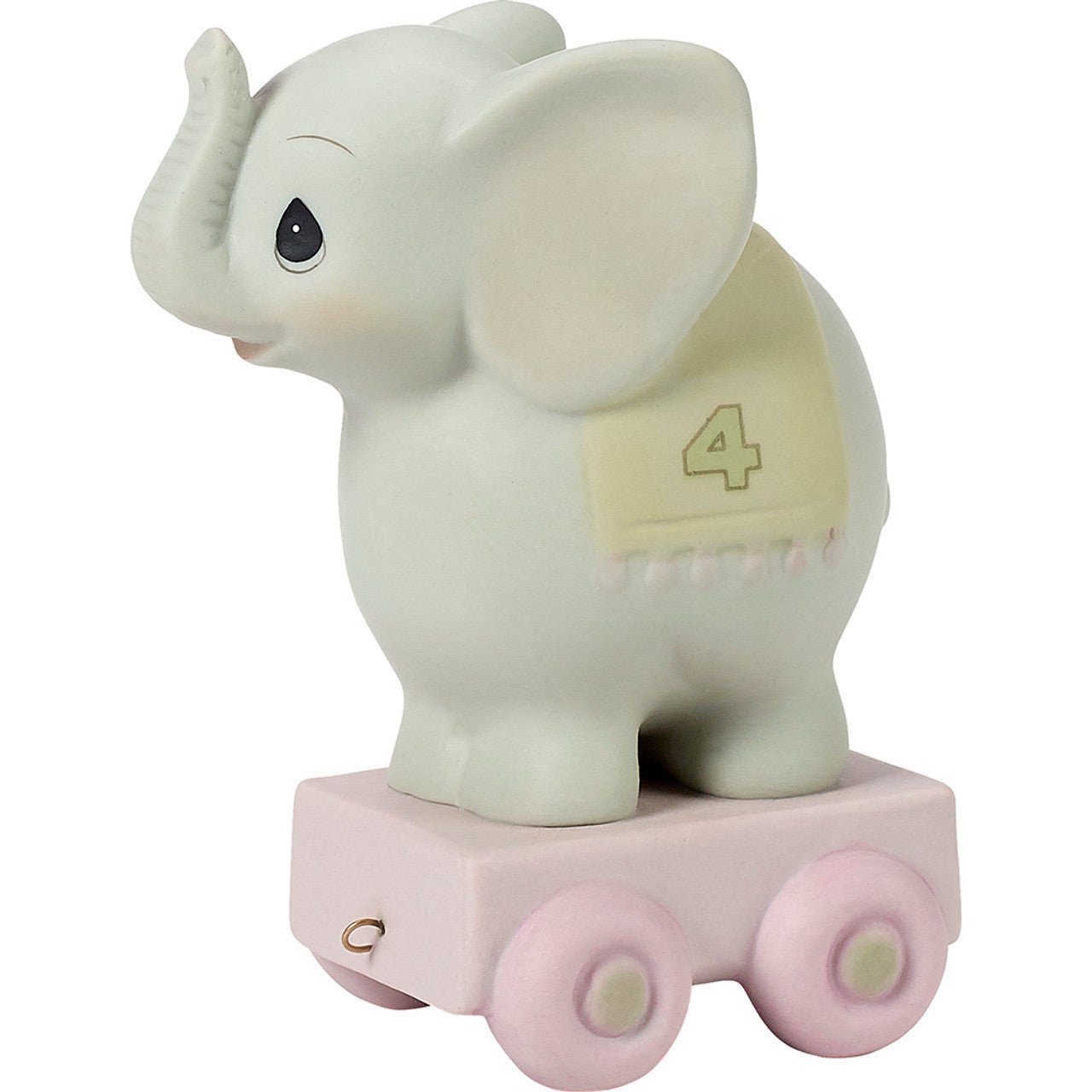 Birthday Train Elephant Age 4 Figurine