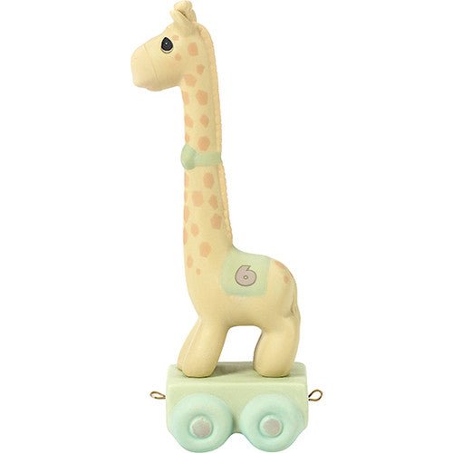 Birthday Train Giraffe Age 6 Figurine