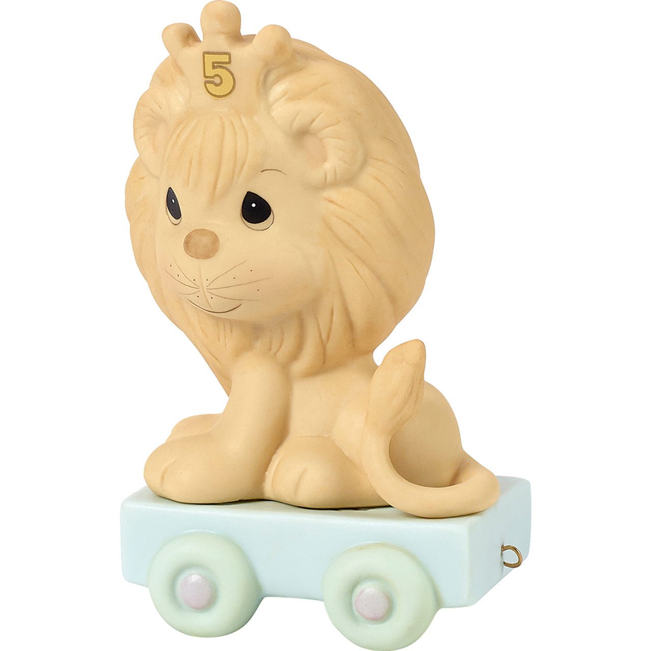 Birthday Train Lion Age 5 Figurine