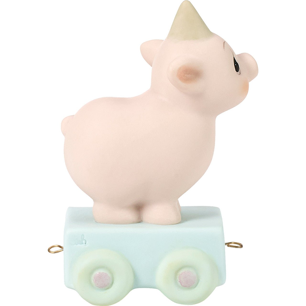 Birthday Train Piggy Age 3 Figurine
