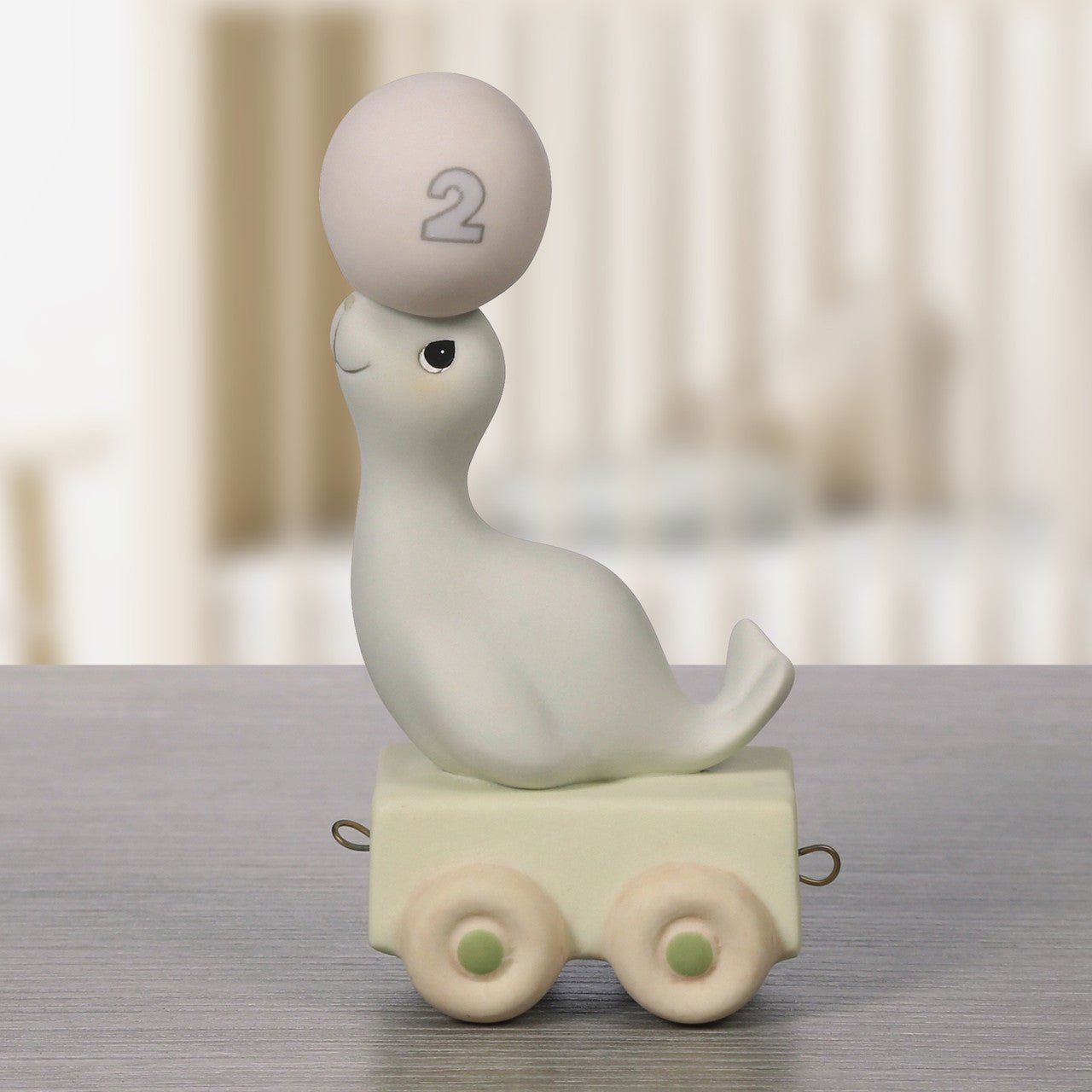 Birthday Train Seal Age 2 Figurine