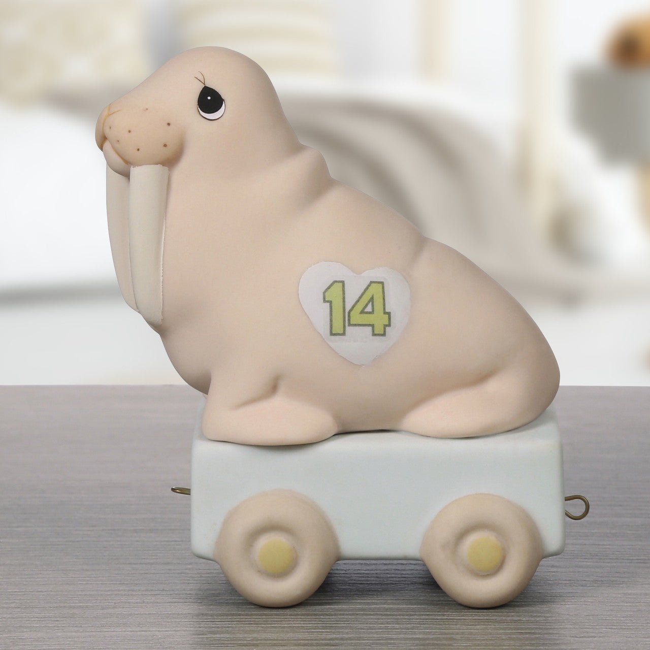 Birthday Train Walrus Age 14 Figurine