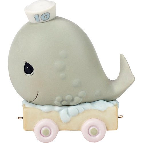 Birthday Train Whale Age 10 Figurine