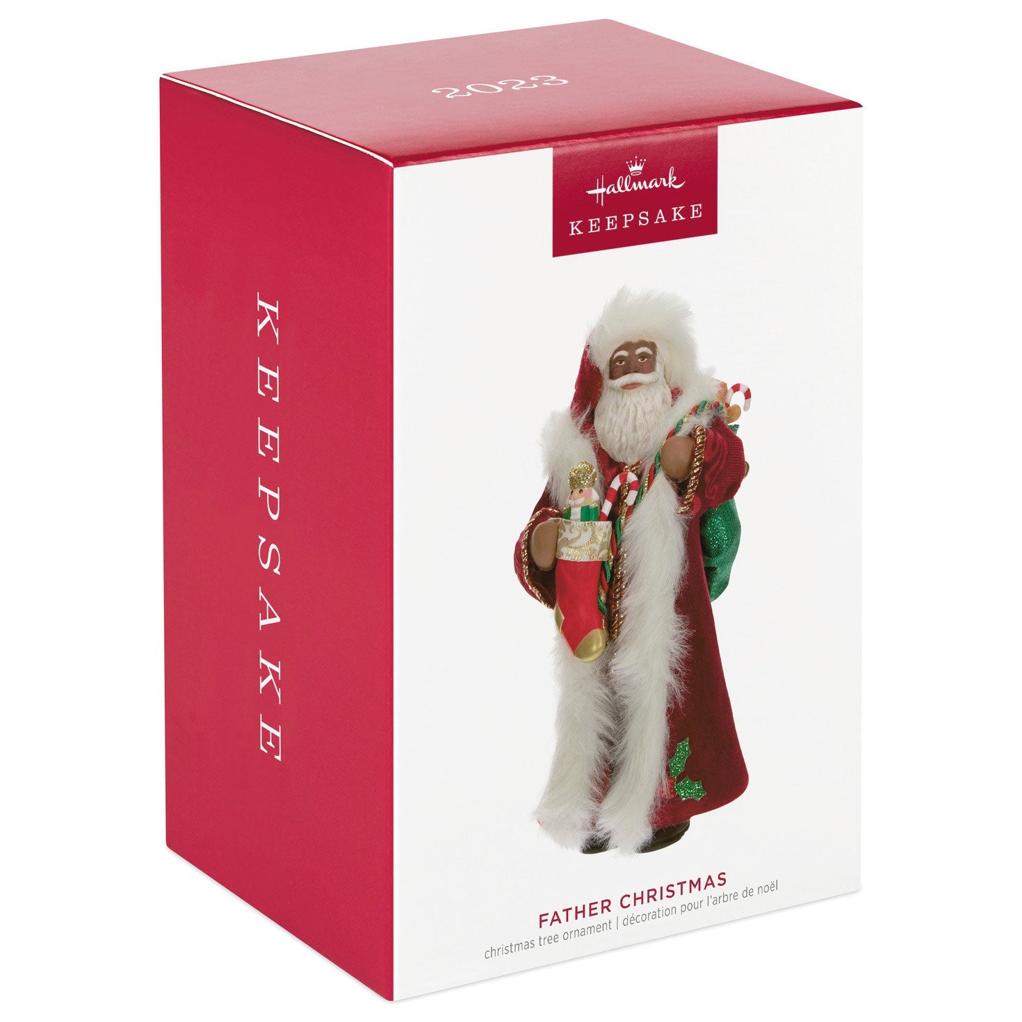 Black Father Christmas, 2023 Keepsake Ornament