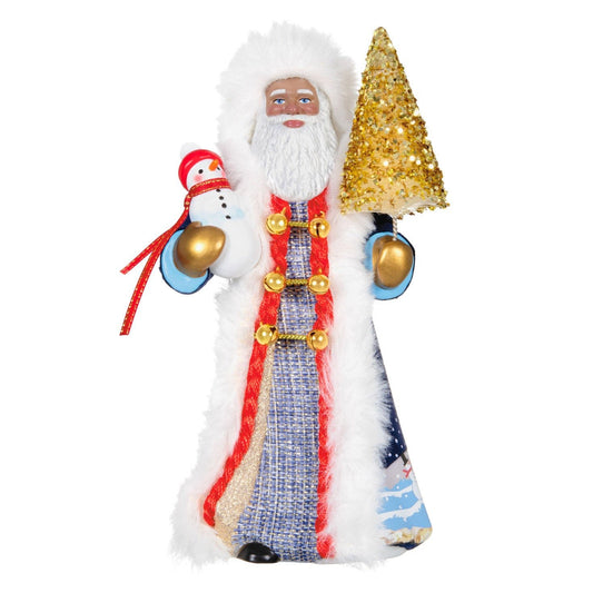 Black Father Christmas 2024 Keepsake Ornament