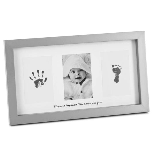 Blessed Baby Handprint and Footprint Picture Frame Kit, 4×6