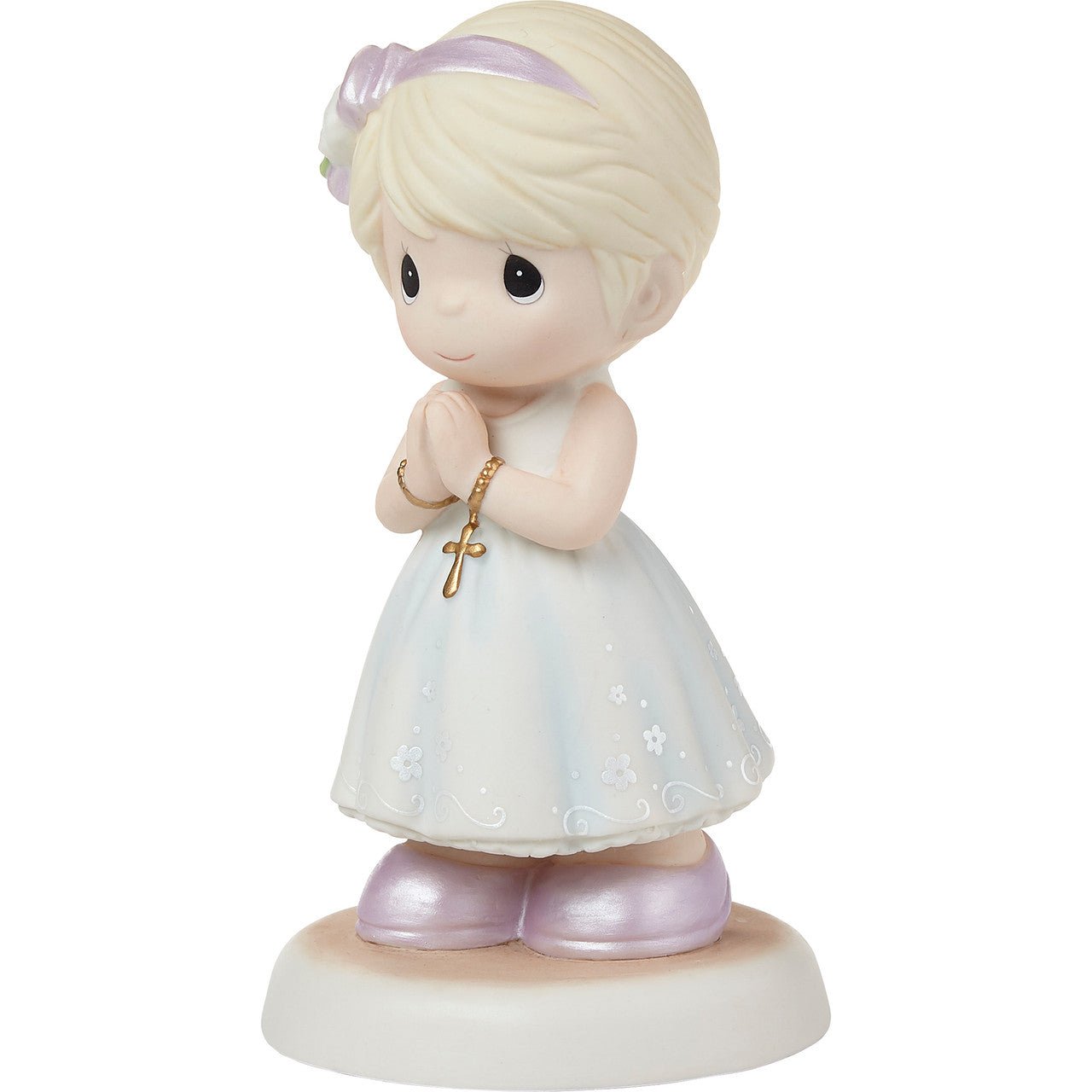 Blessings On Your First Communion Blonde Hair/Light Skin Girl Figurine
