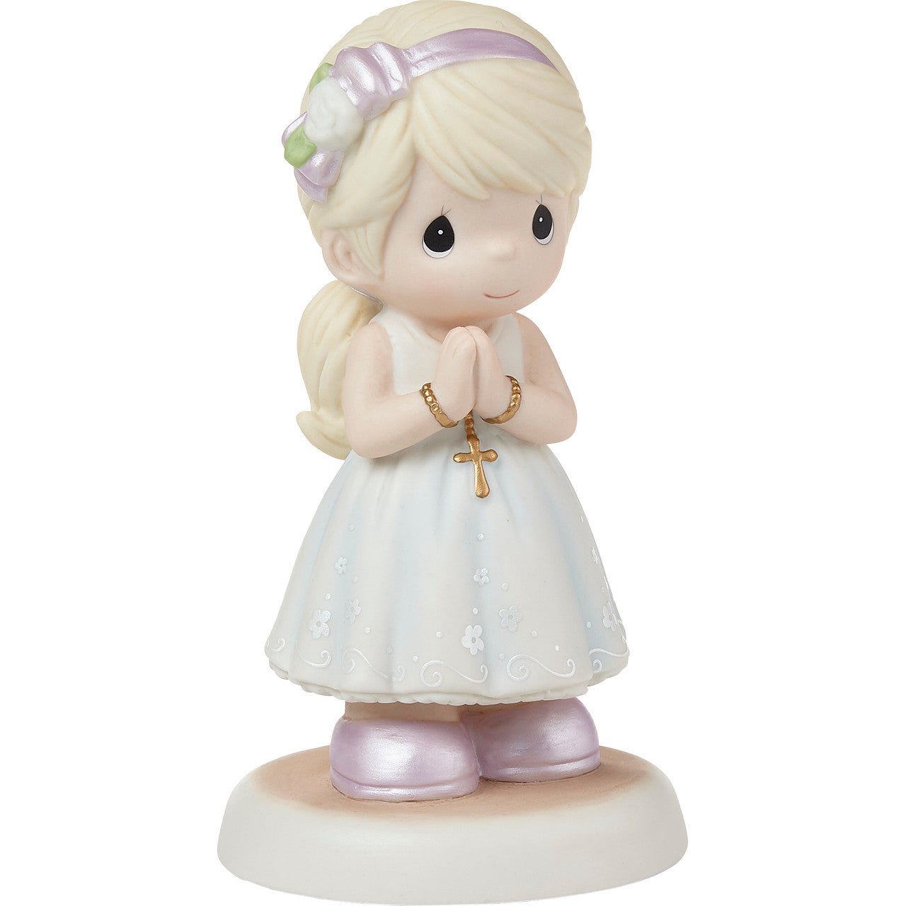 Blessings On Your First Communion Blonde Hair/Light Skin Girl Figurine