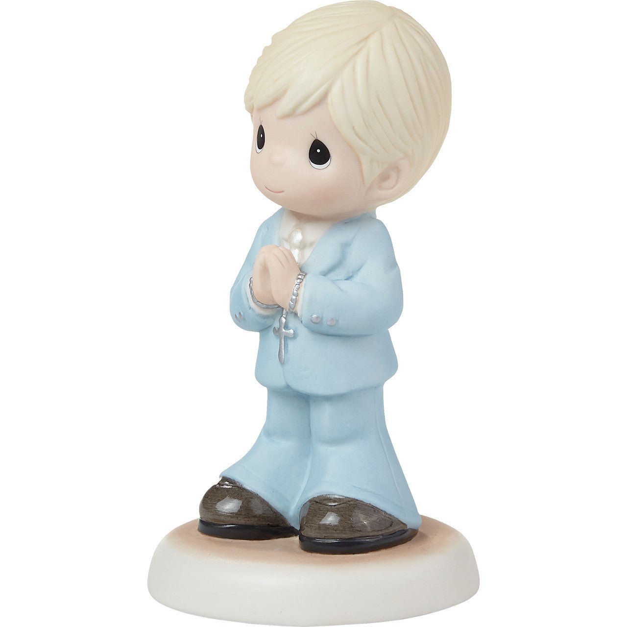 Blessings On Your First Communion Boy Figurine – Blond Hair, Light Skin