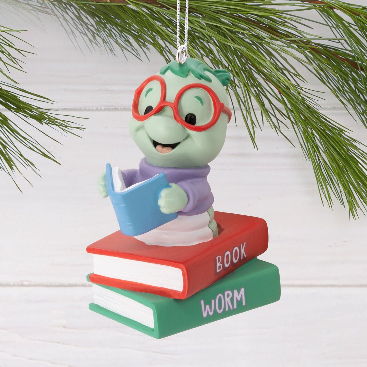 Bookworm Hallmark Ornament