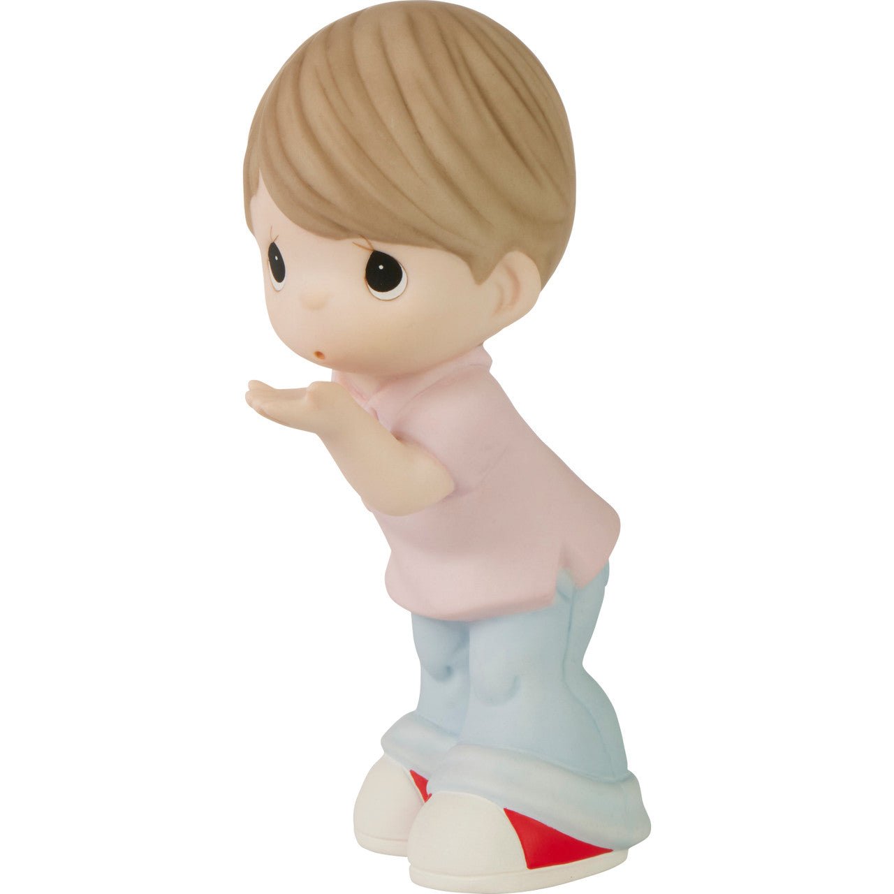 Boy Blowing Kiss Figurine