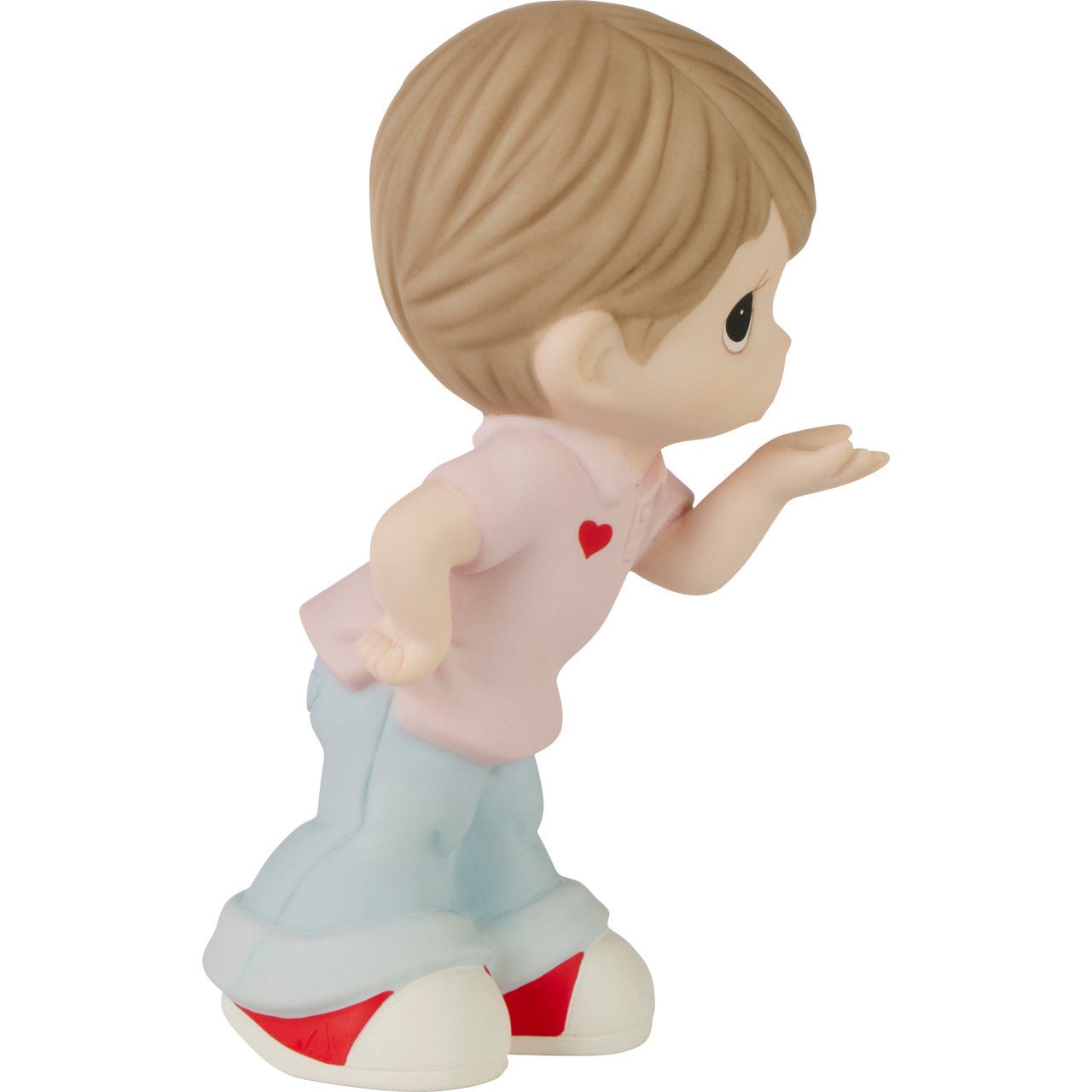 Boy Blowing Kiss Figurine