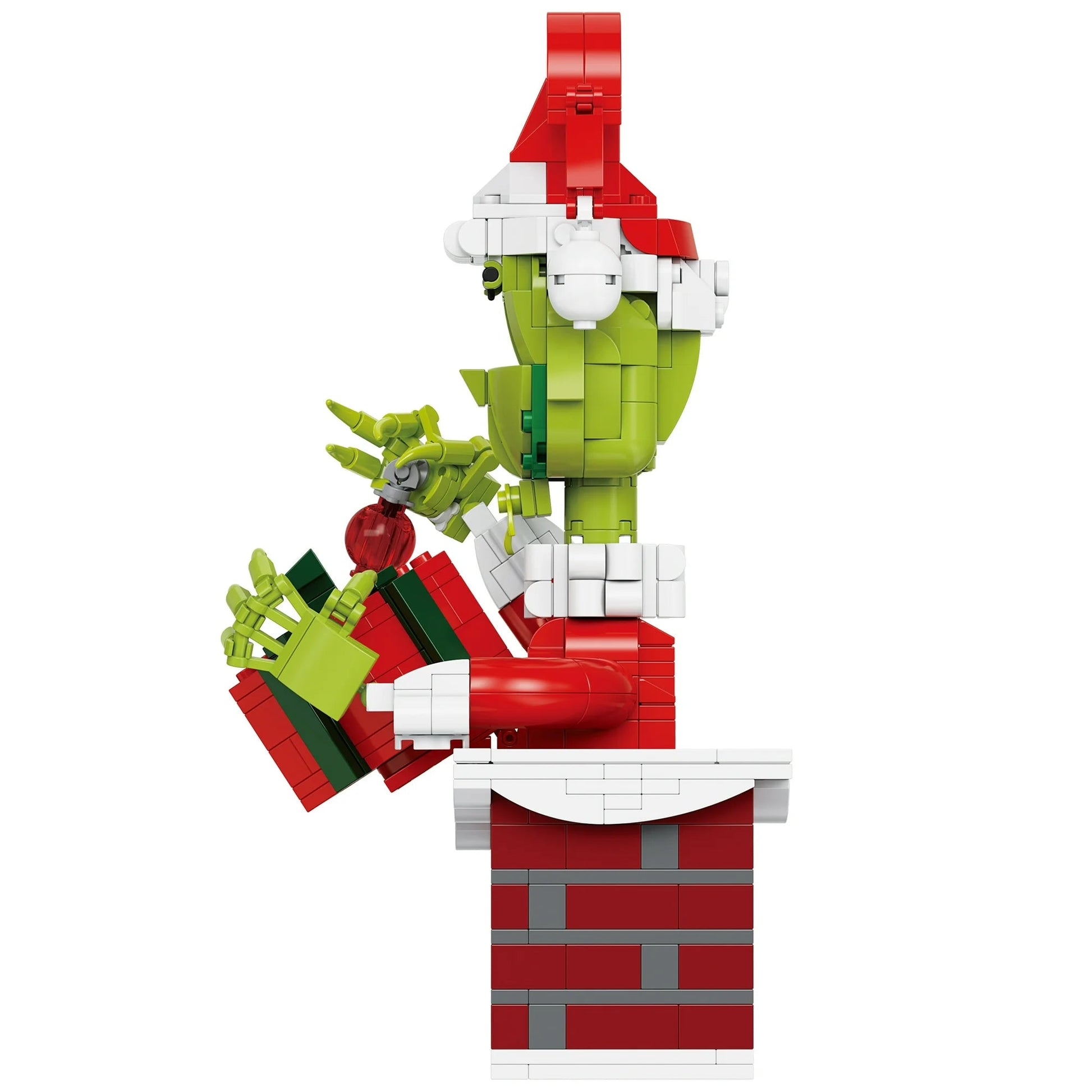 Brickcraft Up the Chimney Grinch Building Kit, 504 Pieces
