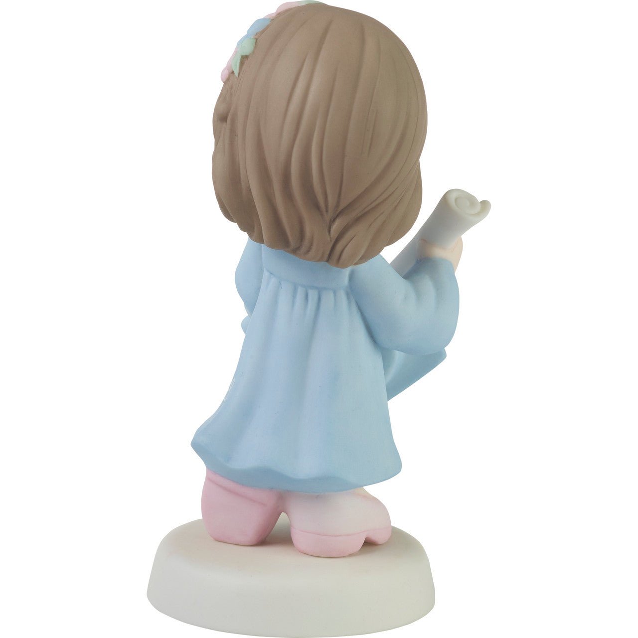 Brunette Graduation Girl Figurine