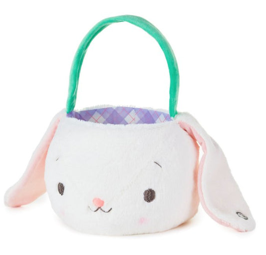 Bunny Musical Easter Plush Basket With Sound