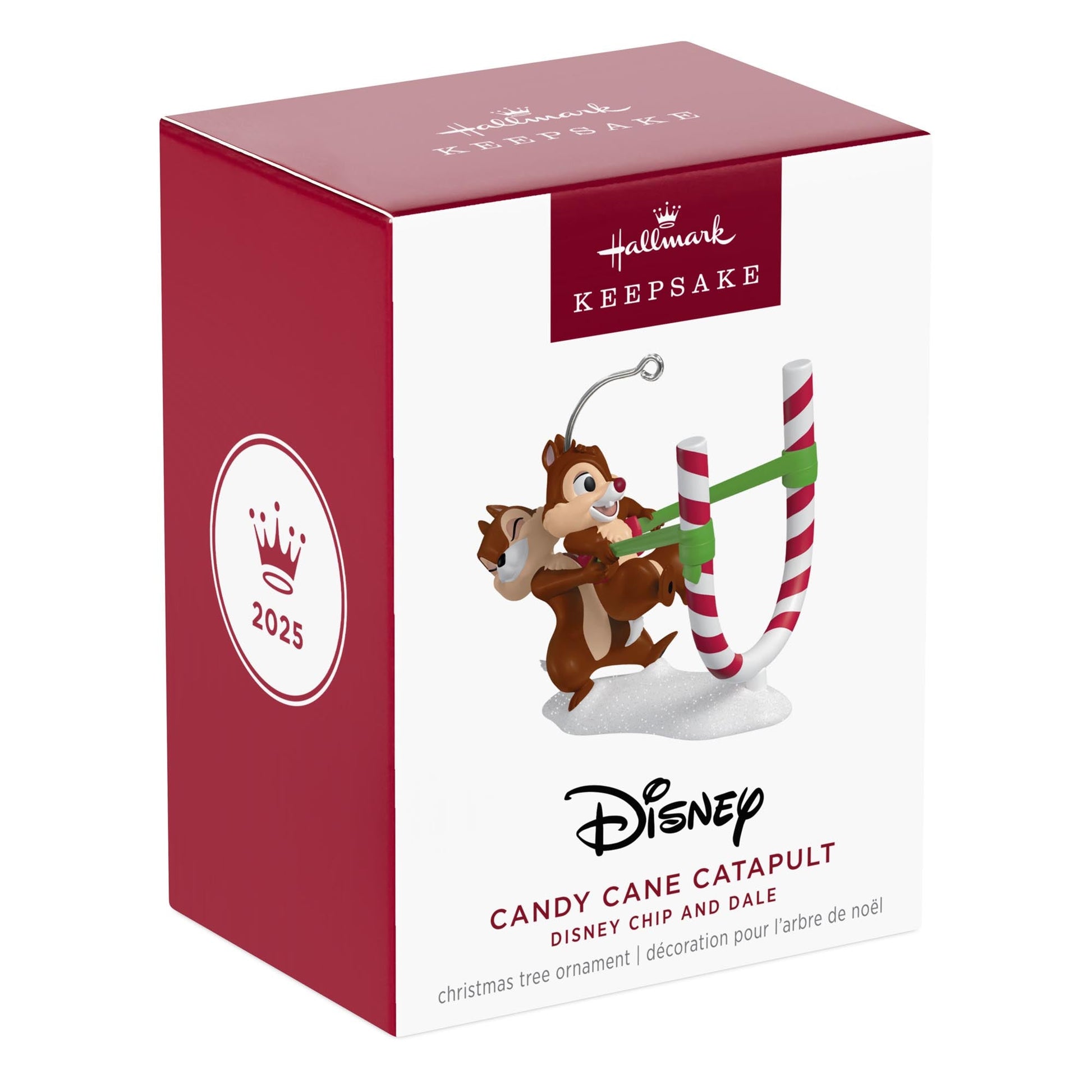 Candy Cane Catapult Disney Chip and Dale 2025 Keepsake Ornament