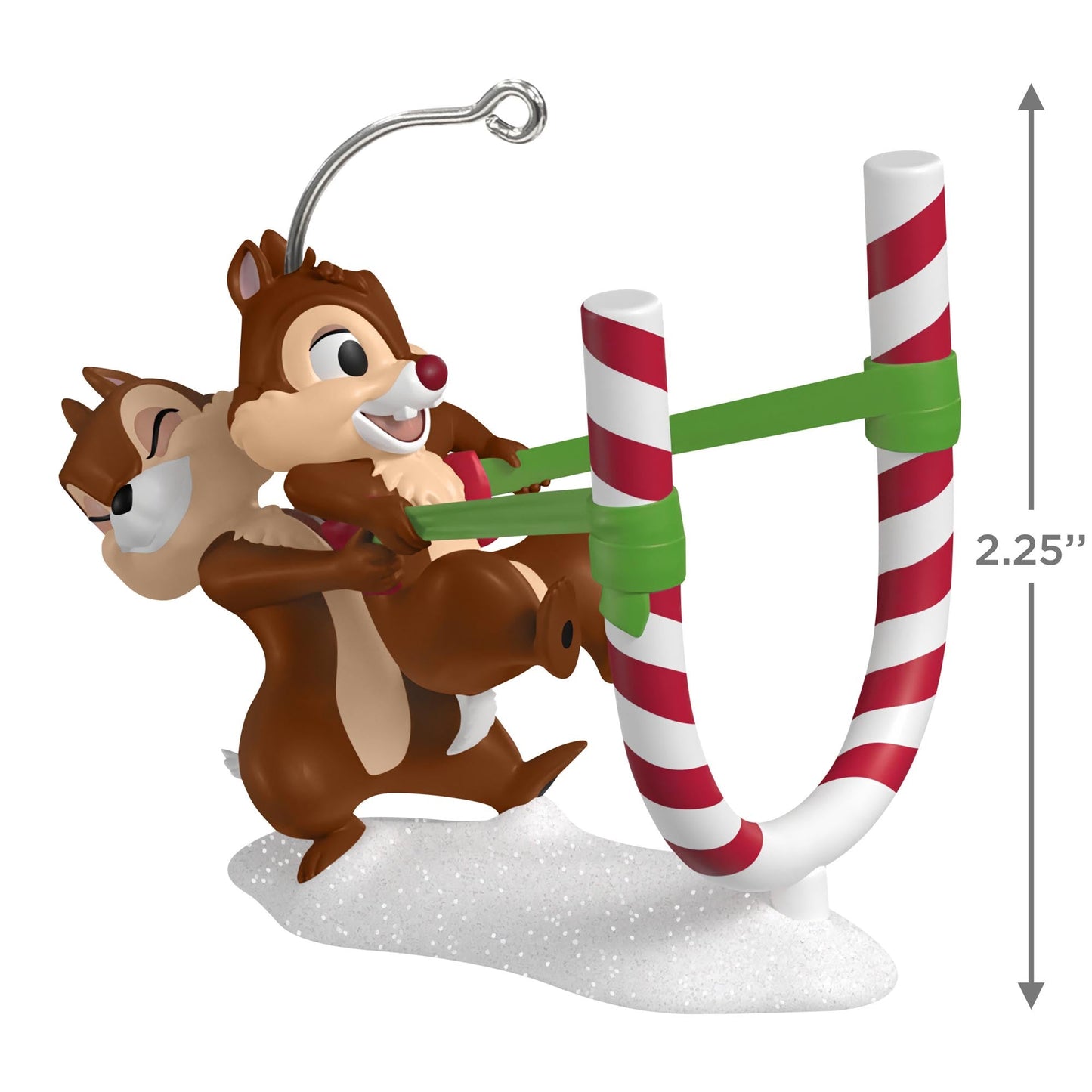 Candy Cane Catapult Disney Chip and Dale 2025 Keepsake Ornament